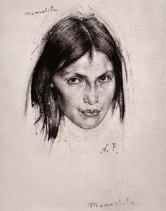 Girl, Nikolay Fechin